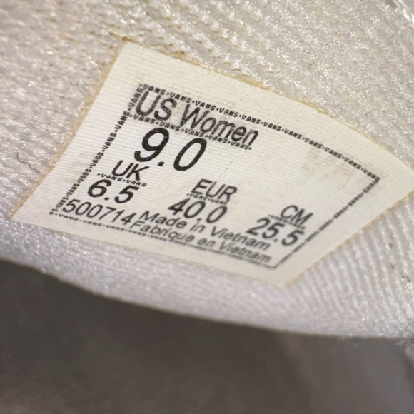 Vans Women’s Black and White Checkered Slip-On Sneakers - Picture 7 of 8